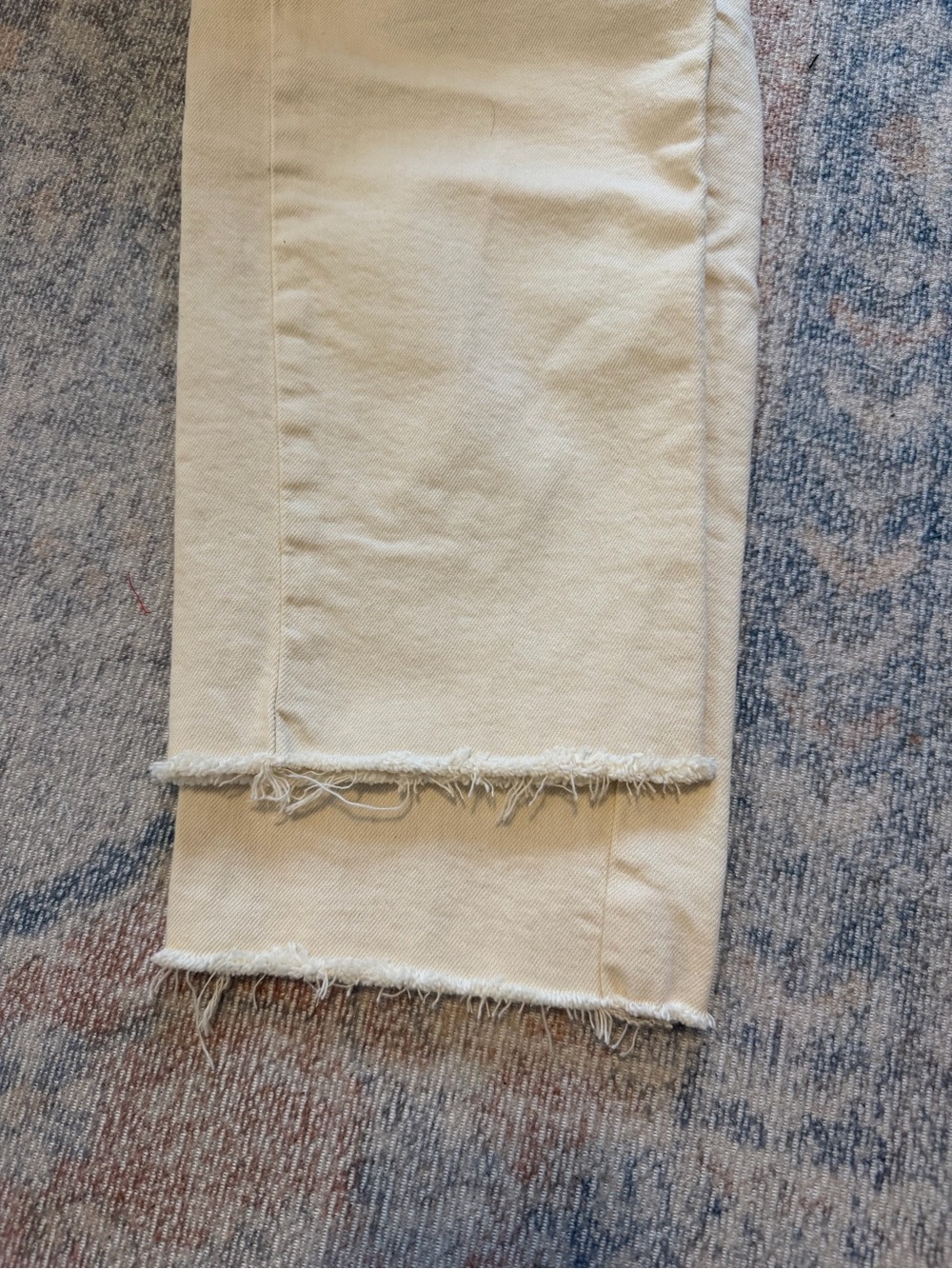 Banana Republic The Beau Jean Cream Color size 28/6 - Picture 6 of 9